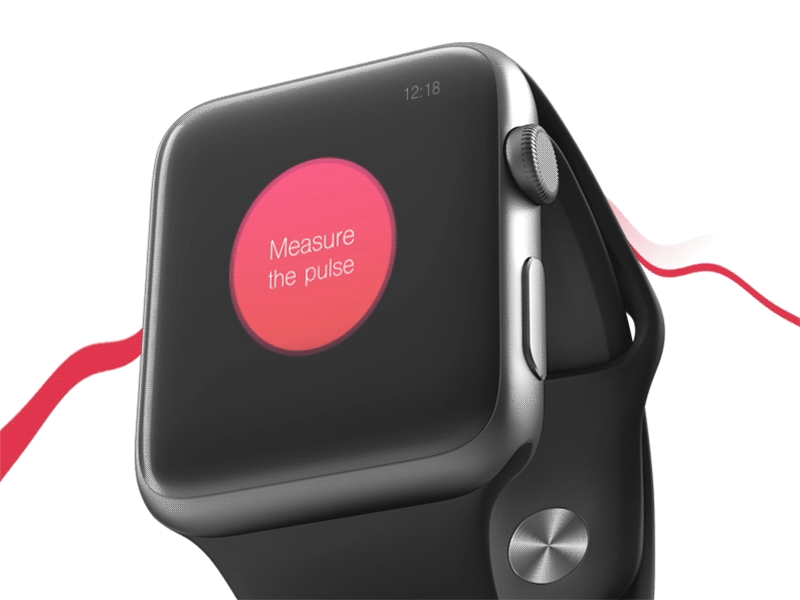 Heart Rate App animation apple heart rate ui watch