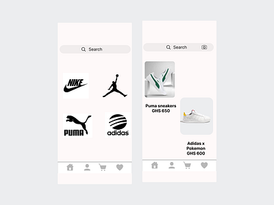 Sport Shop app design graphic design sport ui ux