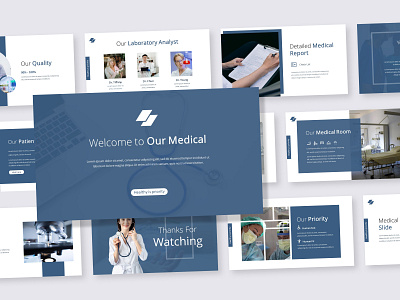 Medical Presentation Page branding business design graphic design medic medical powerpoint presentation