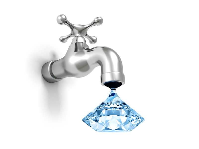 Water Day ! diamond water graphic design art advertising design creative concept branding advertisement ad