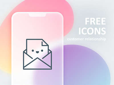 Customer relationship Icon customer customer relationship feedback icon set icons mail set