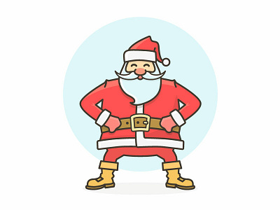 Santa Claus character christmas illustration new year santa claus