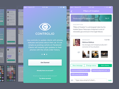 Controlio (ios app design)