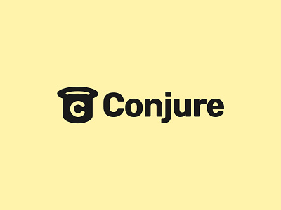 Conjure logo brainstorming brand identity collaboration logo notes post it