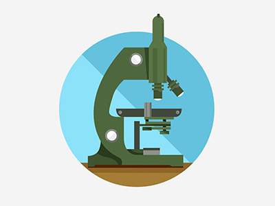 Microscope illustration sneak peak vector