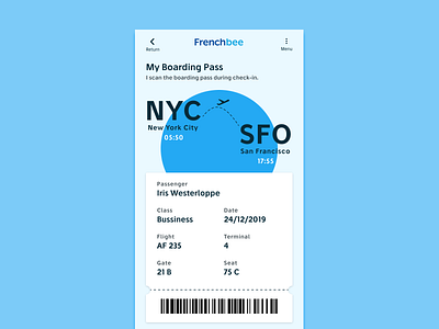 🚁 Weekly UI - Boarding Pass boarding pass boardingpass web design webdesign weekly weeklyui