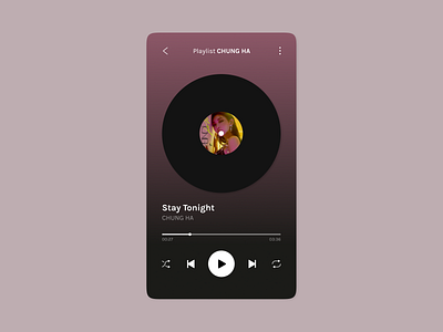 🎵 Daily UI #009 - Music Player