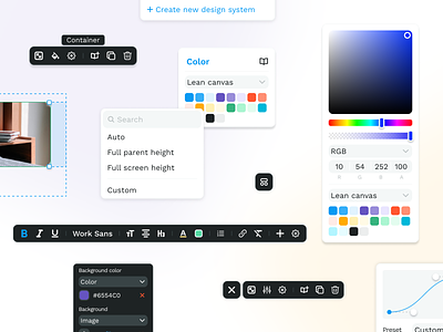 WeWeb • Cube Design system builder design designsystem interface startup ui ux web web app