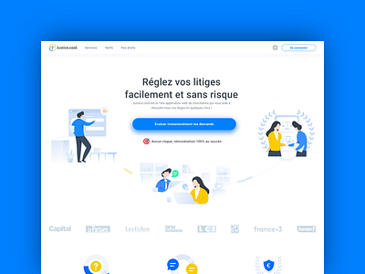 Justice.Cool - Homepage design homepage interface justice ui ux webdesign
