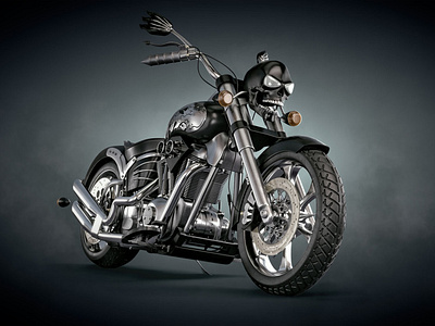 3D Motorcycle Concept by Bazooka Joe on Dribbble