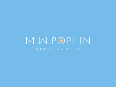 Poplin: Logo, Brand Identity brand clean crown identity logo minimal modern