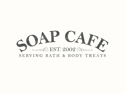 Soap Cafe: Logo design brand brand identity design logo soap typography