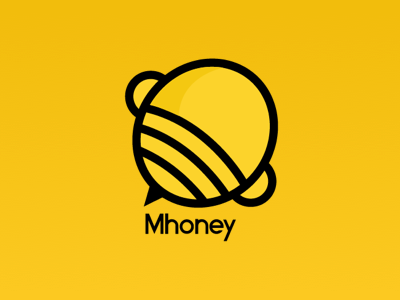Logo Mhoney dribbble graphic design logo visual