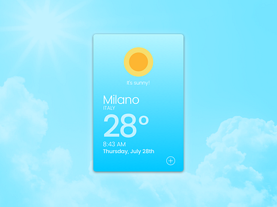 Daily UI | 037_ Weather Card daily ui dribbble graphic design icon ui visual design