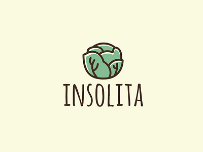 Insolita Logo brand image design food graphic design logo logotype print design restaurant ui