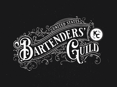 USBG Branding bartenders branding cocktails guild kc logo mixology