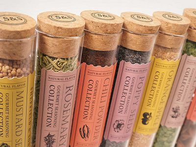 Sheffield & Sons Spice Packaging, Detail design food illustration package design packaging spices typography