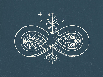 Wood Roof Bewing Co., Infinity Mark by Lauren Harring on Dribbble