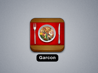 Icon polished & simulating app garcon icon logo lorddarq
