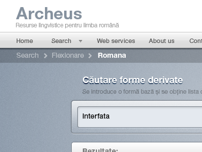 Archeus design interaction interface ui user ux