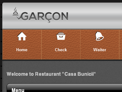 Garcon mobile app design interaction interface ui user ux