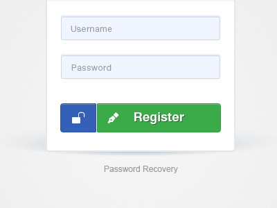 log-in Panel