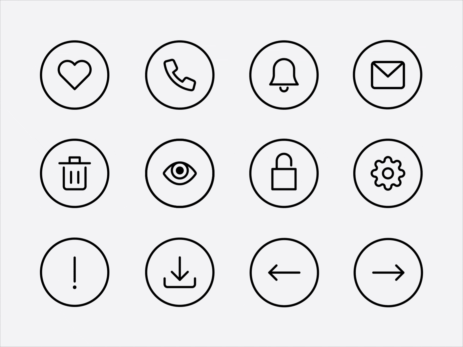 Outline Icons Pack