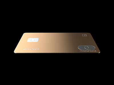 Revolut Metal Cards 3d 3d render bank bank card banking cards cinema4d credit card gold mastercard metal metal card minimal card revolut rose gold silver space gray space grey