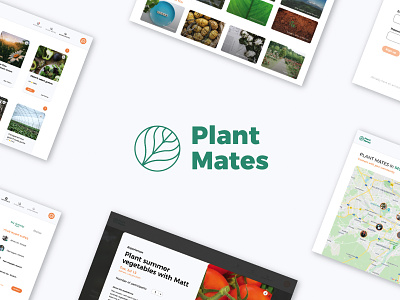 Plant Mates aini ainidesign branding dashboard design mapview plantlover plants ui ux webapp
