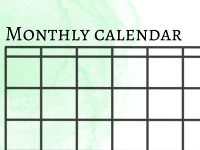 Monthly calendar app calendar canva design graphic design illustration monthly calendar template