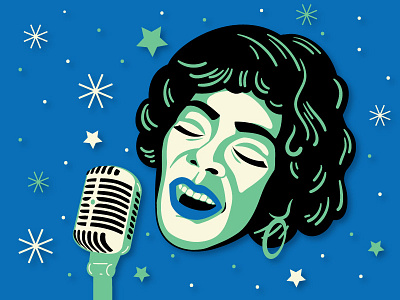 Homeaway famous jazz microphone open mic performer singer woman