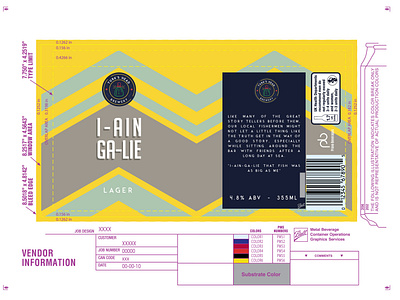 Product Label and Packaging Design