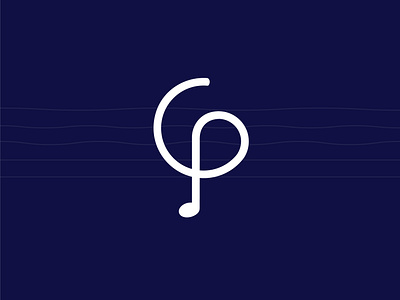 CP (Cirtdan pro) double illustration logo music music art music player musicial musician note vector