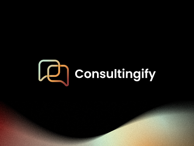 Consulting agency logo concept branding design flat graphic design illustration logo vector