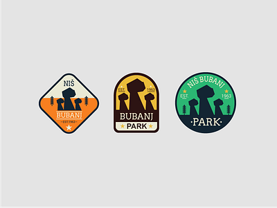 Park Bubanj Nis - Badges