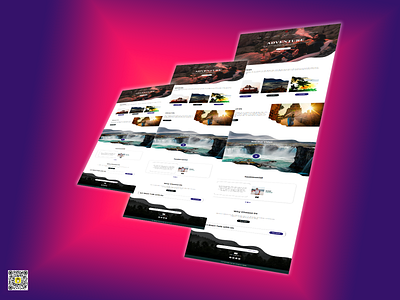 Fully Responsive Travel Web-Site