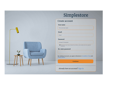 Sign up screen Website component dailyui design productdesign ui uidesign ux uxdesign