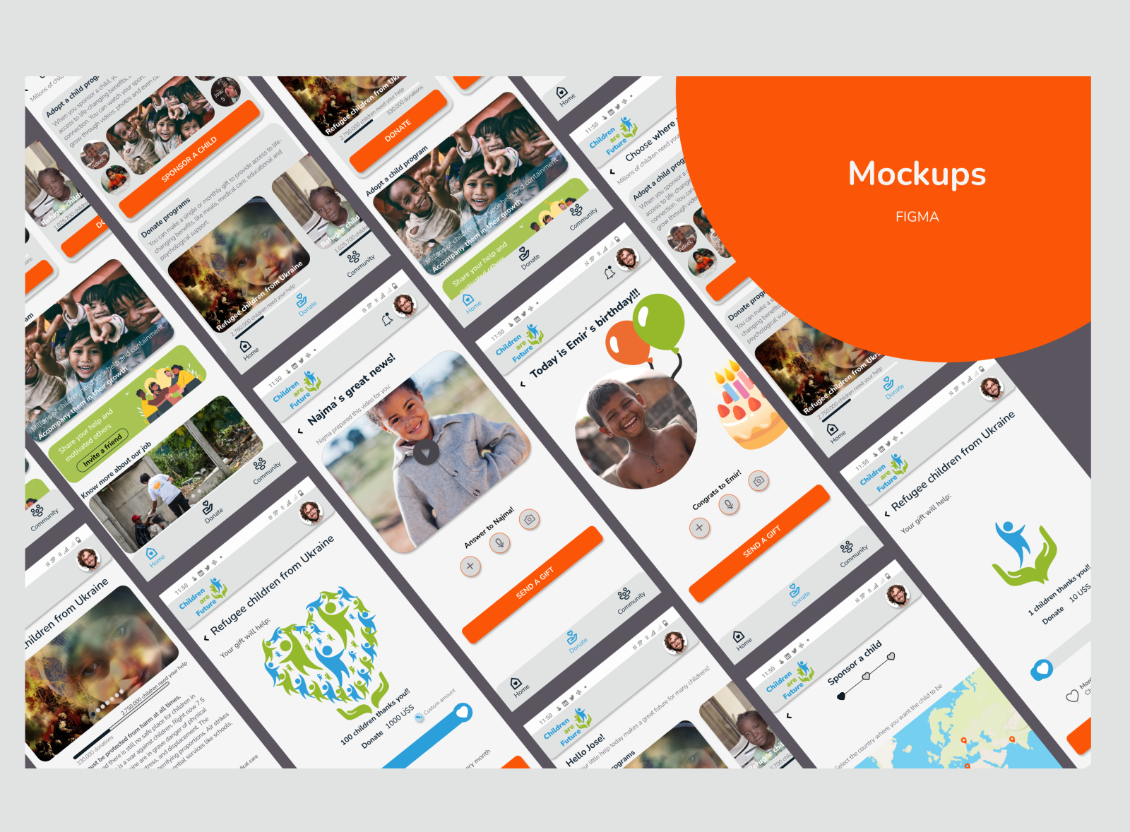 Designing a social good App by Gabriela on Dribbble