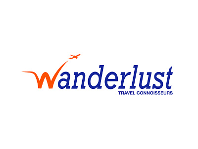 Wanderlust Logo brand identity branding creative digital design graphic design illustration logo logo design logo designer startup travel vector