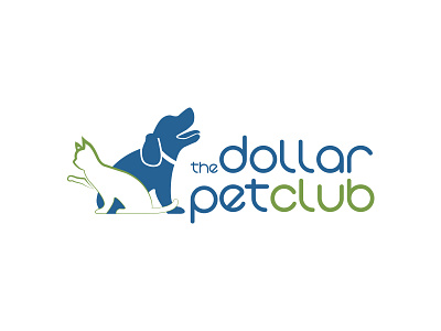 The Dollar Pet Club Logo brand identity branding creative digital design graphic design illustration logo logo design logo designer startup travel vector