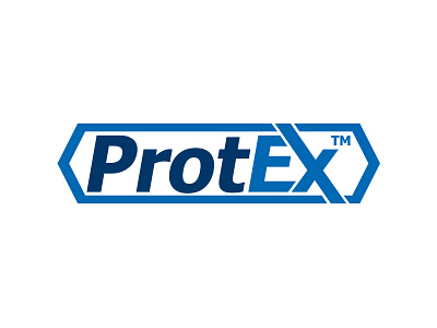 ProtEX Logo brand identity digital design equipment illustration industrial logo logo design logos process automation