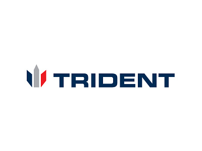 Trident Logo brand identity digital design equipment illustration industrial logo logo design logos process automation