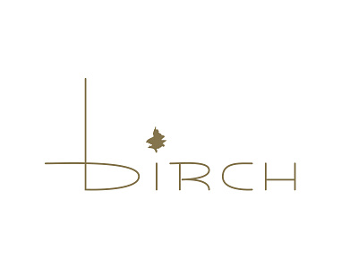 Birch Logo Concept brand brand identity branding case goods digital design furniture illustration logo logo design logos luxury vector