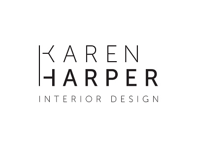 Karen Harper Logo Concept brand identity branding designer digital design graphic design illustration interior design logo logo design logo designer luxury startup