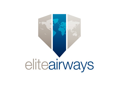 Elite Airlines Logo Concept brand identity branding creative digital design graphic design illustration logo logo design logo designer startup travel vector