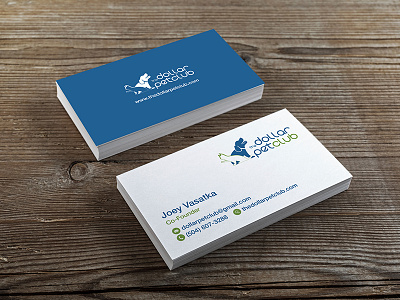 The Dollar Pet Club Business Card brand identity branding business business card graphic design pets promotion startup subscription box