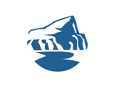 Blue Tee Management - Icon Design Progression branding golf golf course hill icon logo logo design mountain promontory