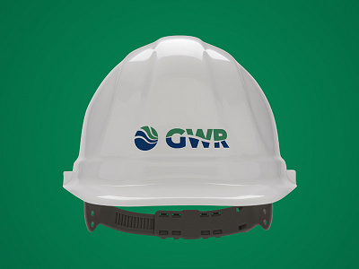 GWR - Branding branded items branding business card engineering hard hat logo design stormwater
