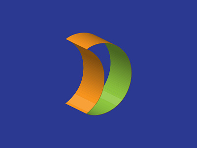 Moon 3d icon illustration logo mark moon shapes symbol