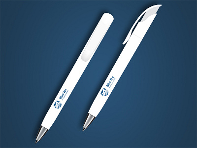 Blue Tee Management - Pens brand identity branding digital design financial illustration logo logo design logos pen pens